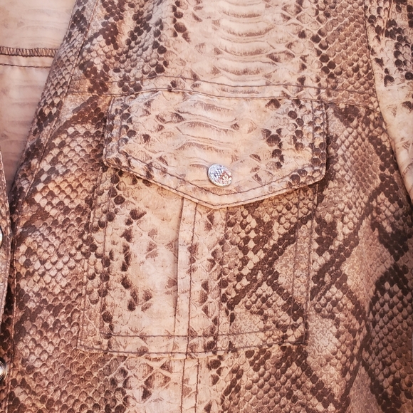 Michael Kors Snakeskin Print Dress Size XS - Picture 2 of 9